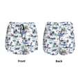 thumbnail image 5 of Lsque Hawaii Palms Printed Women's Running Shorts with Liner Pockets,Elastic Quick Dry Workout Athletic Gym Yoga Shorts,Womens High Waist Shorts-Medium, 5 of 9