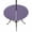Purple, variant on Round Outdoor Tablecloth with Umbrella Hole and Zipper, Teal Morocco Tablecloth with Elastic Waterproof, Ethnic Boho Minimalist Abstract Geometric Patio Table Covers for 45" - 54" Picnic Pool Tables