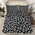 thumbnail image 2 of Castle Fairy Vintage Cheetah Print Twin Sheet Sets,Abstract Leopard Print Bedding, 2 of 7