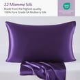 thumbnail image 4 of 22 Momme Silk Pillowcase - Plum, 4 of 13