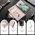 thumbnail image 4 of Wallet phone case suitable for VIVO V25 5G, leather flip cover with wristband, shoulder strap and card slot for all-round protection of the phone case, 4 of 5