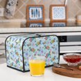thumbnail image 5 of Rateoe Colorful Sea Turtle Pattern Toaster Covers 2 Slice Wide Slot,Bread Machine Cover,Bread Dust Cover & Fingerprint Protection,Appliance Covers, 5 of 7