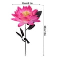 thumbnail image 2 of Flor de loto artificial falsa para decoración de dormitorio, decoración floral multifuncional para bodas., 2 of 9