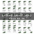 thumbnail image 5 of Koyal Wholesale Monstera Leaves Wedding Signs Bundle Set for Ceremony, Reception Decor Signage, 8.5 x 11", 30-Pack, 5 of 5