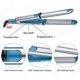 thumbnail image 4 of Plancha alisadora profesional de nanotitanio para cabello húmedo y seco con calentamiento rápido y control digital (negra), 4 of 5