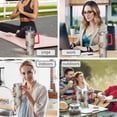 thumbnail image 7 of OBREWU Pioneer Flower Tumbler with Handle and Lid,40oz Pioneer Flower Double Wall Vacuum Insulated Tumbler,Pioneer Flower Cups Gift for Women and Men, 7 of 7