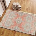 thumbnail image 5 of Red Rugs, Faded Rug, Medallion Rug, Boho Rugs, Turkish Rug, Bathroom Rug, Round Rug, 3D Printeds Rug, Kitchen Rug, Non-Slip Carpet, 1.7'x2.3' - 50x70 cm, 5 of 8