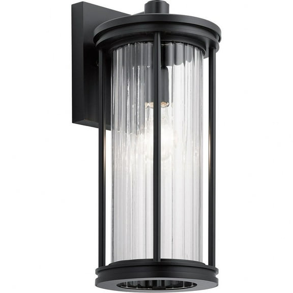 Kichler 59023 Barras 16" Tall Outdoor Wall Sconce - Black