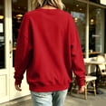 thumbnail image 7 of Women's Casual Snap Button Cardigan Jacket, Long Sleeve Crew Neck Lightweight Sweatshirt Coat with Pockets, Solid Color Fall Outerwear, 7 of 7