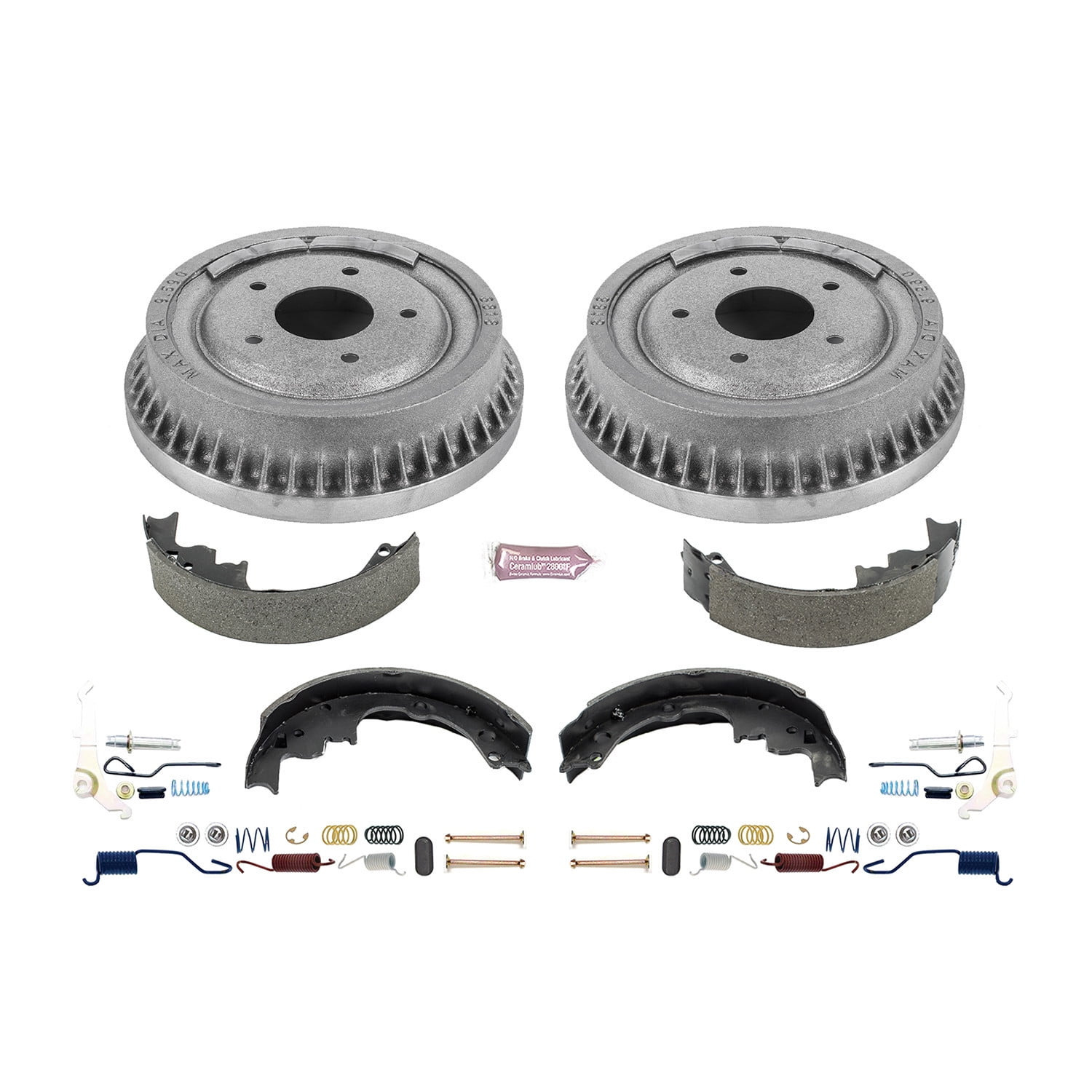 Power Stop Rear Stock Replacement Drum and Shoe Kit KOE15291DK