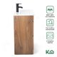 thumbnail image 2 of Gabinete Para Baño KingsHouse Mueble Lavamanos Ovalín Monomando 2 Cajones Organizador Fibra de Madera MDF Cafe, 2 of 7