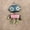 Style 2, variant on Punk Robot Handmade Creative Cultural Pendant Necklace Mobile Phone Chain Unisex Necklace Accessory Creative Mechanical Figurine Steampunk
