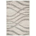 thumbnail image 2 of Safavieh Adirondack Collection ADR125C Modern Wave Distressed Non-Shedding Stain Resistant Living Room Bedroom Accent Rug, 2'6" x 4', Cream / Grey, 2 of 4