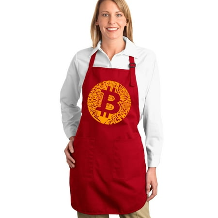 

Full Length Word Art Apron - Bitcoin