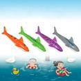 thumbnail image 3 of 4pcs Diving Toy Pool Dive Shark Throwing Water Torpedo Underwater Fun For Children Kids, 3 of 7