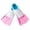 White, variant on Soft Silicone Short Swim Fins, Compact Travel Lightweight Short Blade Snorkeling Fins,Flexible Foot Pocket for Diving and Snorkeling,White