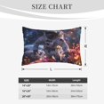 thumbnail image 4 of Balery Astronaut In Cosmic Garden Bedding Queen Pillow Cases - Envelope Closure - Soft Brushed Microfiber Fabric - Shrinkage and Fade Resistant Pillow Cases-16"x24", 4 of 6