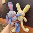 thumbnail image 6 of Pull-Up Rabbit Plush Toy, Easter Bunny Pull-up Toys, Pull-Out Funny Rabbit Plush Keychain,12" Pull up Rabbit Pendant for Birthdays & Easter, Funny Interactive Bunny Toy, 6 of 10