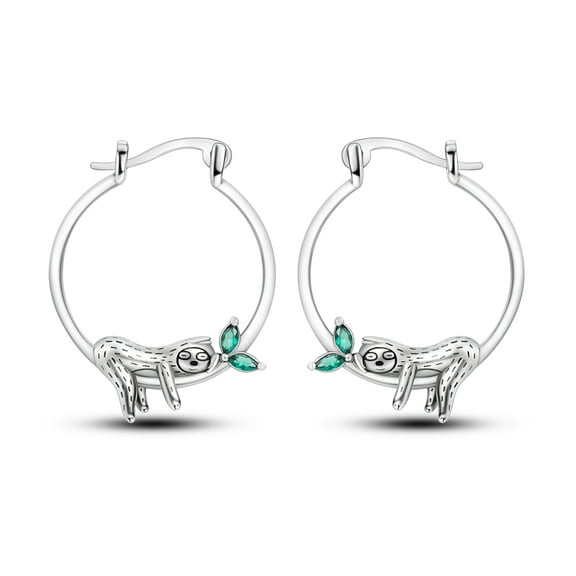 MULA Fashion 925 Sterling Solid Silver Ear Hoop Earrings Wedding Jewelry Gifts for Women