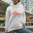 thumbnail image 2 of But First Diet Coke, White Hooded Sweatshirt or Hoodie, Medium, 2 of 5