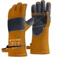 thumbnail image 1 of Guantes de soldadura TICONN 16" resistentes al calor ignífugos XL, 1 of 6