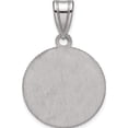 thumbnail image 4 of Sterling Silver Rh-Plated Logoart Baylor University Medium Crest Pendant (22 X 15) Made In United States ss037bu, 4 of 5