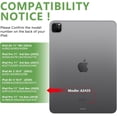 thumbnail image 2 of Detachable Bluetooth Keyboard Folio with Pencil Holder for 11-inch iPad Air M3/M2, 10.9-inch iPad Air 4th/5th Gen & 11-inch iPad Pro (2018–2022),Deep Green, 2 of 8