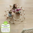 thumbnail image 4 of Little Partners Indoor Climbing Gym Active Play Equipment, Solid Wood Montessori Space Dome Climber for Toddlers 2-6 Years, Maximum 100 lb. Capacity, Large, 4 of 9