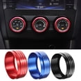 thumbnail image 4 of NUOLUX 3Ud Anillo Decorativo Para Panel De Control Del Aire Acondicionado De Auto Metal, 4 of 6