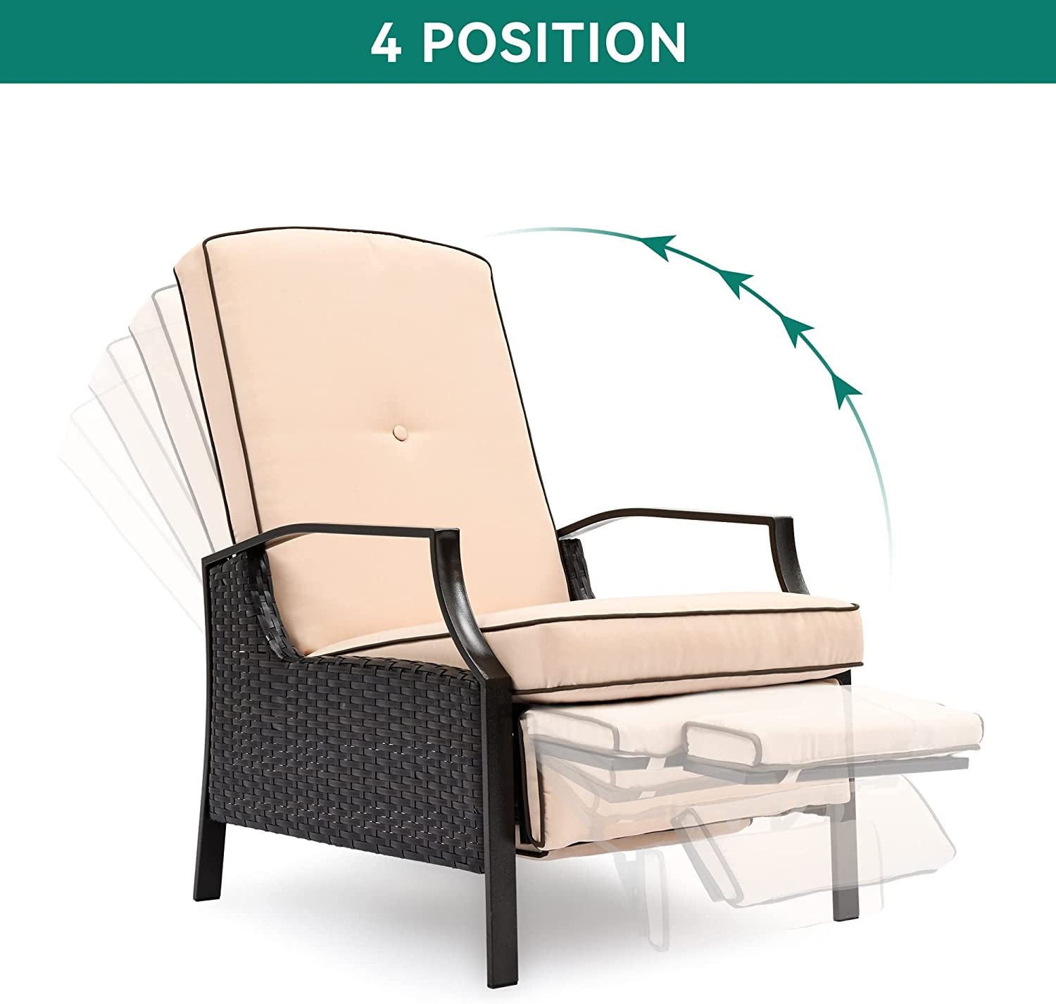 Stratford wicker recliner replacement cushions online
