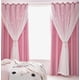 thumbnail image 2 of Cortina Blackout De 2 Panel Con Estrellas De 132x213cm Modelo Rosa, 2 of 4