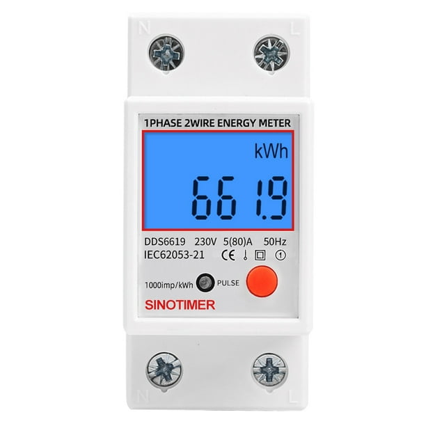 Wattmètre, compteur de consommation électrique et mesure d'énergie