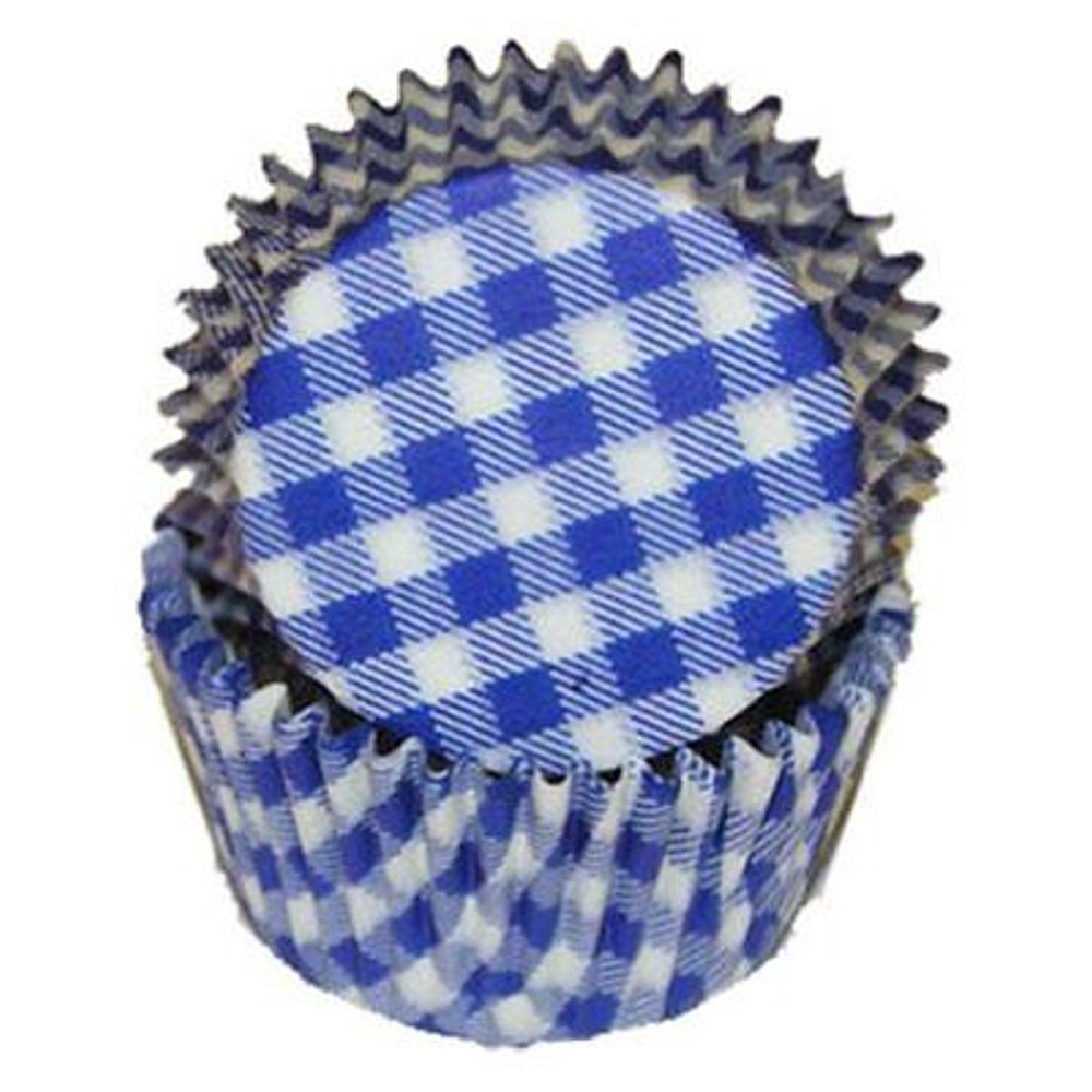 mini cupcake liners blue