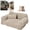 Beige, variant on Plush Calming Pet Sofa Bed with Removable Cover, Fluffy Dog Cat Bed Pet Couch Beds Plush, Plushs Cat Couch Bed, Soft Warming Washable Puppy Bed