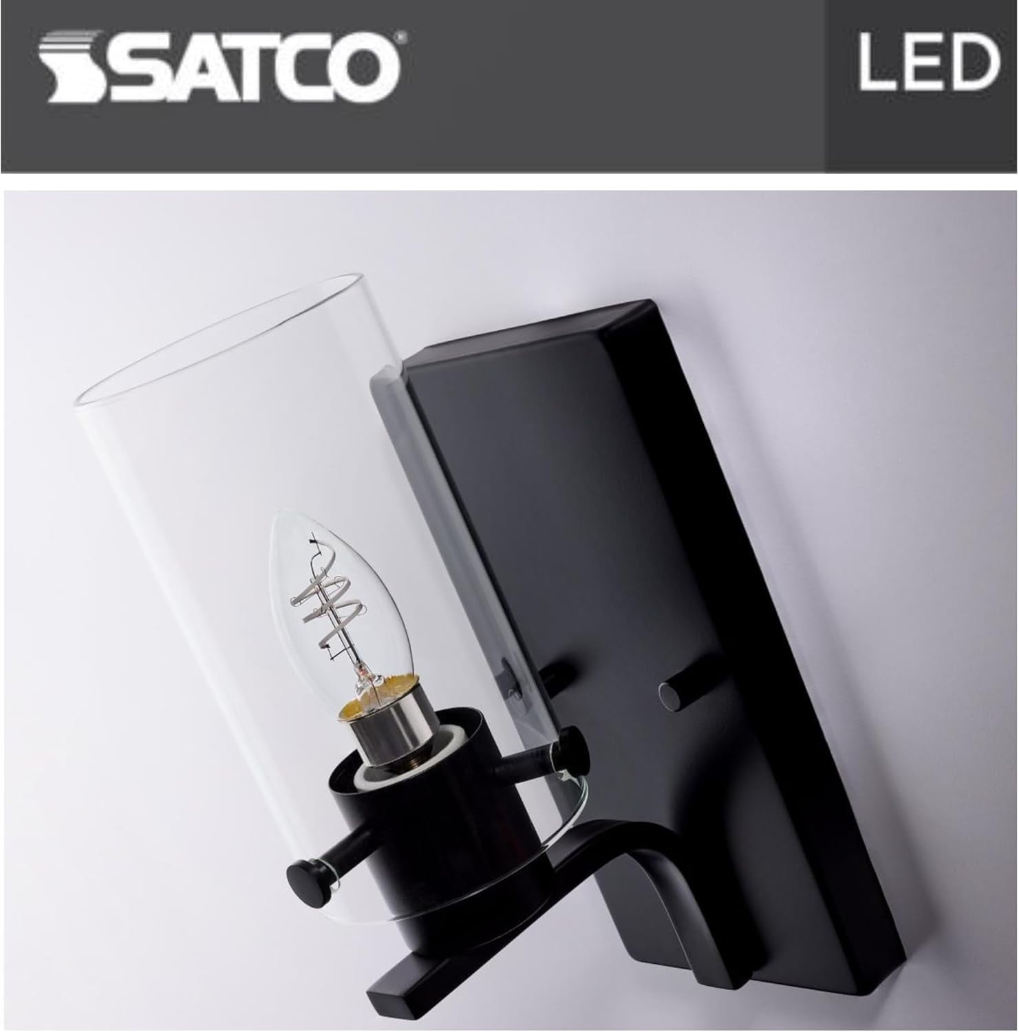 Satco S11525 B11 LED Light Bulbs 4W 120V 2700K E12 Candelabra Base Dimmable (6 Pack)