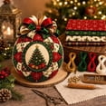 thumbnail image 7 of KRONDO Christmas Patchwork Ornament DIY Kit, 5.9" Fabric Craft Set for Holiday Tree, Mantel & Gift Display, 7 of 7