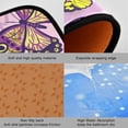 thumbnail image 2 of SKYSONIC Butterfly 2 Pieces Kitchen Rug Cushioned Anti-Fatigue Kitchen Rugs Set for Home Office Laundry,19.7" x 27.6"+19.7" x 47.2", 2 of 7