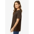 thumbnail image 3 of Woman Within Plus Size Perfect Short-Sleeve Crewneck Tee, 3 of 6
