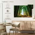 thumbnail image 4 of Elephant Stock Curtain Of Light Wall Art - Horizontal Canvas Wall Art - Living Room Wall Decor - Nature Canvas - Green And Gray Decor By Lars Van De Goor - 24" x 16", 4 of 4