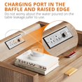thumbnail image 4 of Night Stand Set of 2,Rattan End Tables,Bedside Tables with Charging Station,Nightstands Set of 2 with Drawer,Boho Bed Side Tables,Rattan Side Table with Storage for Bedroom, Natural, 2 Pack, 4 of 9