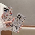 thumbnail image 4 of Bonita funda de silicona TPU suave con dibujos de Snoopy y maní para iPhone 11, 12, 13, 14, 15 Pro Max, 7, 8, X, XS, XR, Charlie Brown, 4 of 5