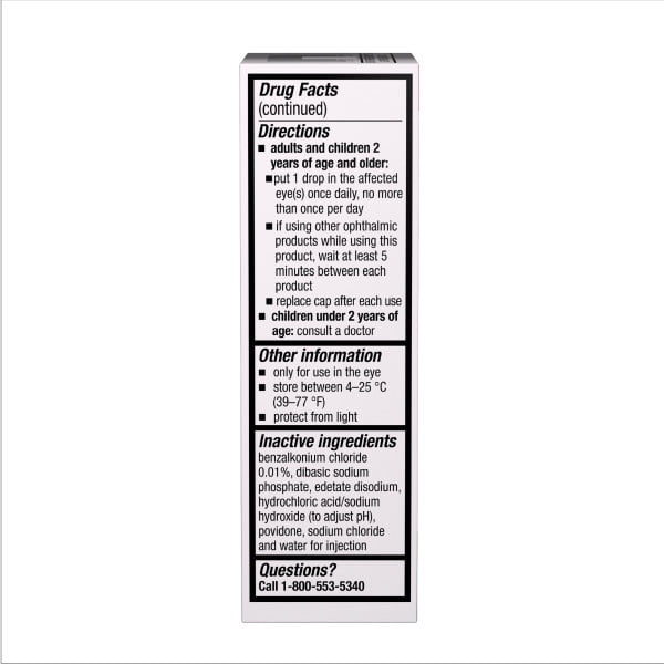 4 Pack - Bausch + Lomb Advanced Eye Relief 0.2% Olopatadine Antihistamine Eye Drops, 0.12 fl oz, 16-Hour Allergy Relief, Once-Daily Prescription-Strength Eye Drops for Itchy Eyes