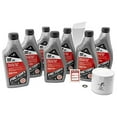 thumbnail image 2 of SAE 5W-30 Full Synthetic Oil Change Kit Fits Ford F-250 F-350 F-450 F-550 Super Duty, F-650, F-750 – Includes 7 Quarts of Oil, 1 Filter, 1 Crush Washer, 1 Funnel, 2 of 6