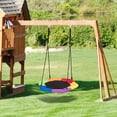 thumbnail image 4 of Gymax Portable Hexagon Tree Swing Kids Play Set 37'' w/ Adjustable Height Colorful, 4 of 10