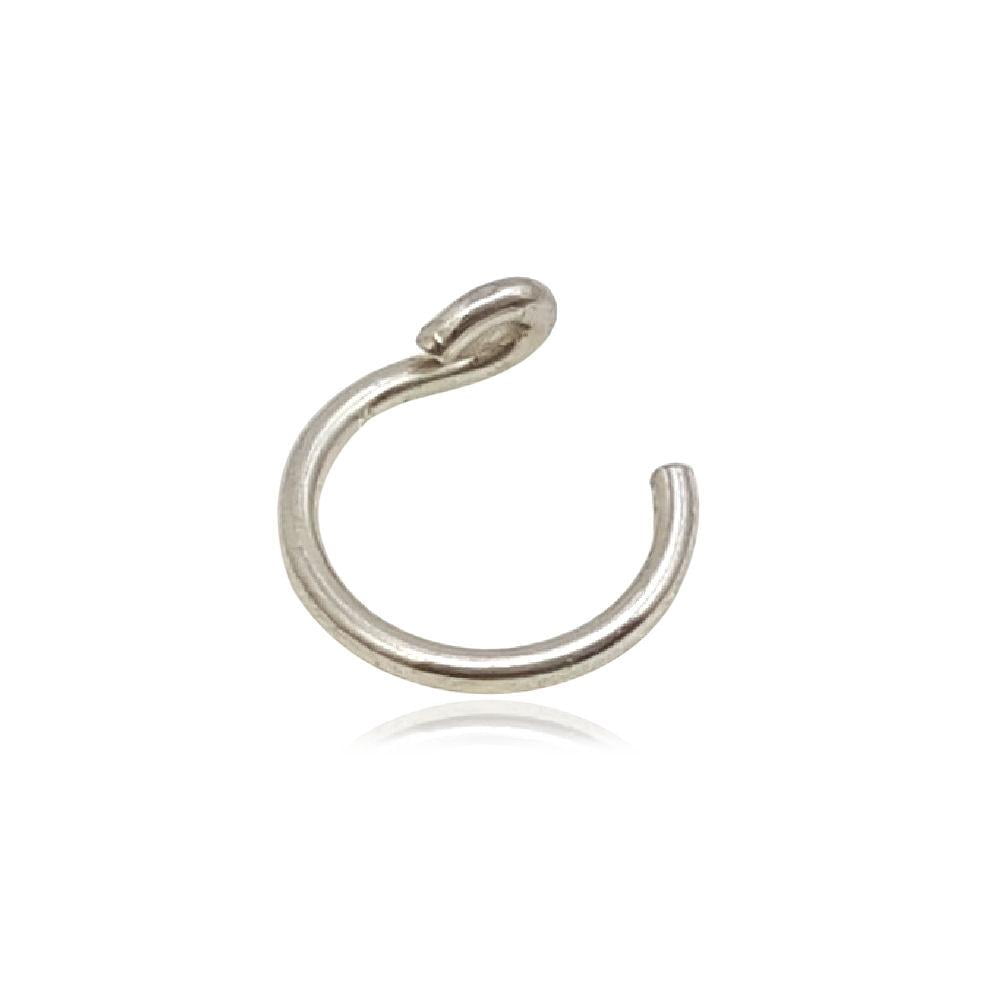 Faux ClipOn Fake Nose Ring 20g 925 Sterling Silver No Piercing