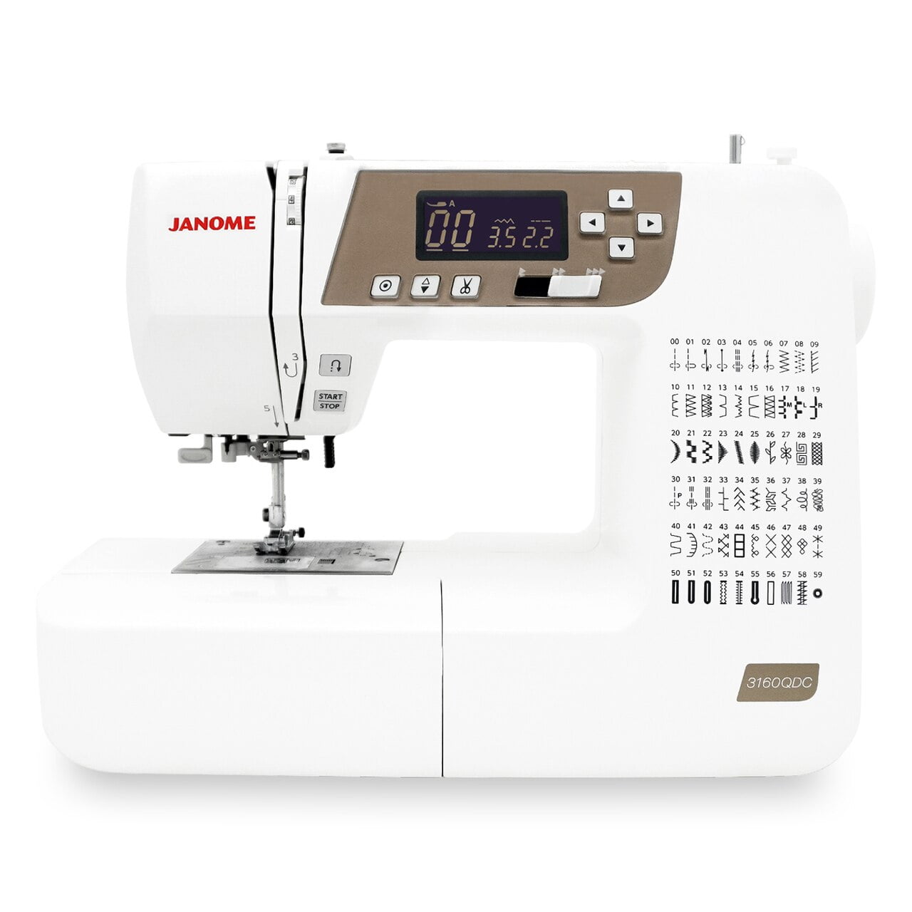 Janome 3160QDCT Sewing and Quilting Machine with Bonus Quilt Kit!