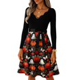 thumbnail image 5 of 2026 New Halloween Dresses for Women Adult Party Cocktail Dress For Fall Holiday And Night Out Events, 5 of 7