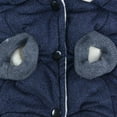 thumbnail image 4 of Ropa para Perros/Gato Angelof Abrigo con Capucha cálido de Invierno para Sudaderas con Capucha Choit Chaqueta Accesorios para Perros Abrigos (M, Gris), 4 of 5