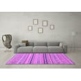 thumbnail image 3 of Ahgly Company Indoor Rectangle Abstract Purple Modern Area Rugs, 7' x 10', 3 of 4