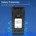 thumbnail image 4 of Two Way  Lithium Battery,  Protection 1800mAh 7.4V Professional Lithium Battery Replacement  For CP 250 For CP200 For PR400 For EP450, 4 of 8